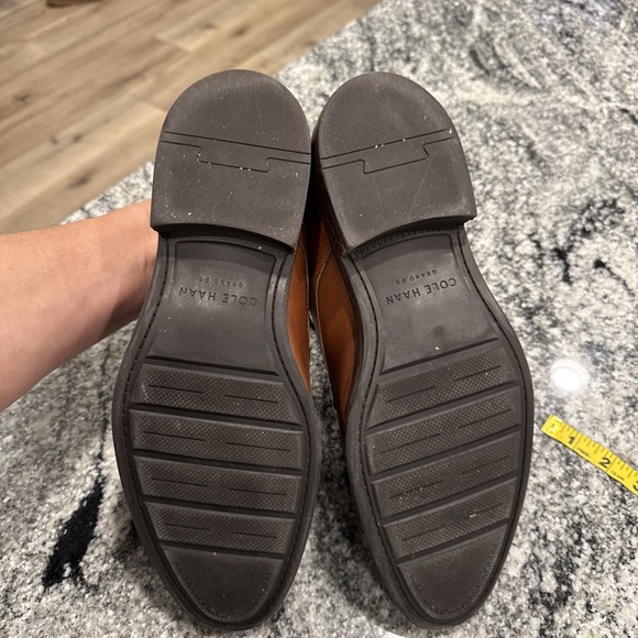 Cole Haan C28882 Brown Leather Cap Toe Dress Shoes Mens Size 10 M‎ #007 - Picture 14 of 16